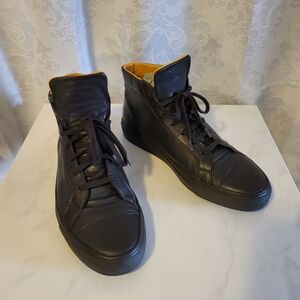 Ludwig Reiter Windsor Men's Hi-Top Sneakers, Size 42/ 8.5 US, Color Brown